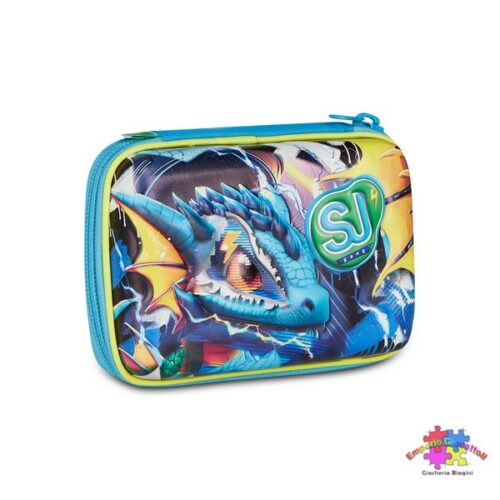 ASTUCCIO 1 ZIP SJ Gang DRAGO BLU