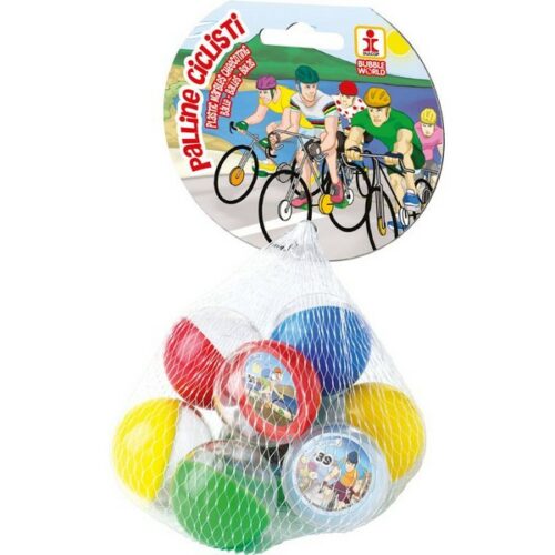 Biglie in plastica ciclisti