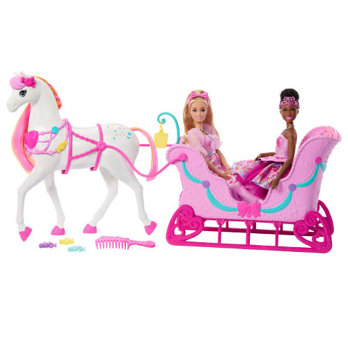 Barbie Schiaccianoci - Cavallo e Slitta del Regno Candito
