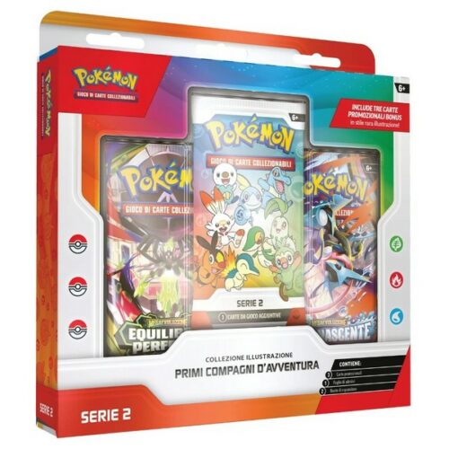 Pokemon Collezione Illustazione Primi Compagni d'avventura serie 2