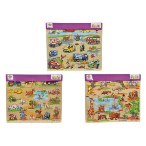 Puzzle legno Eichhorn asst.