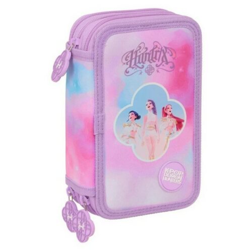 K-POP Astuccio triplo rosa