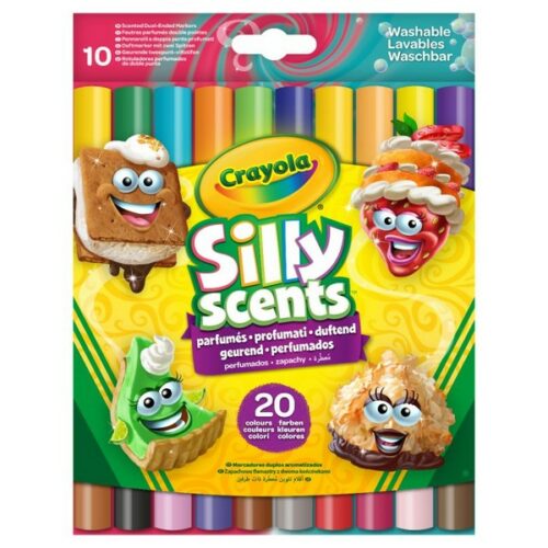 Pennarelli lavabili doppia punta maxi SILLY scents 10pz