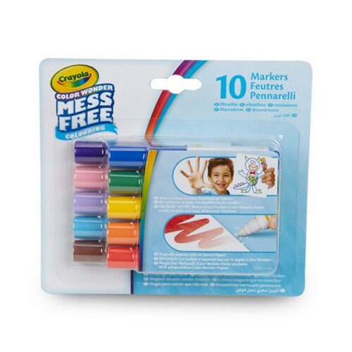 COLOR WONDER - 10 pennarelli colore magico senza macchie
