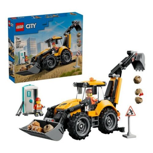 60480City Great VehiclesScavatrice da cantiere gialla