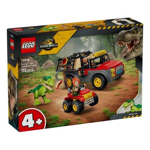 77978 Jurassic World Camion da trasporto per il giovane T. rex