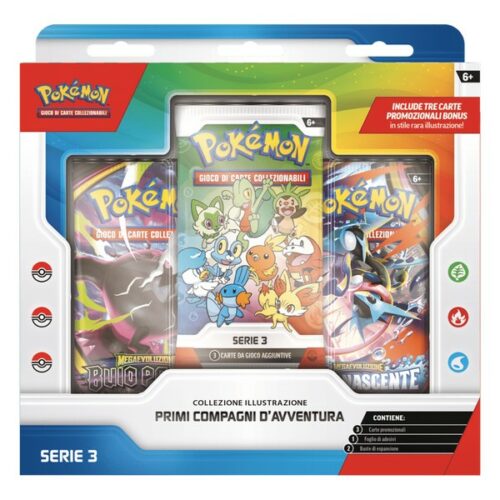 Pokemon Collezione Illust. Primi Compagni d'avventura serie 3
