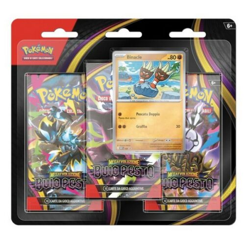 Pokemon Blister 3 pack BUIO PESTO