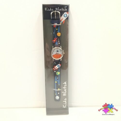 Orologio Kids Watch- Spazio con lancette