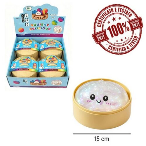 Squishy Dumpling - Raviolo cinese 15cm 4 colori