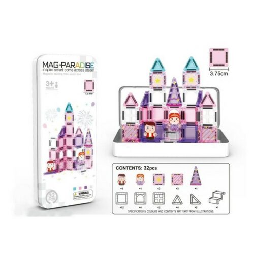 Mag-Paradise-mini Tiles 32pz - Princess