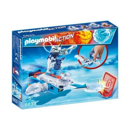 6833 Action ICE-ROBOT CON SPACE-JET LANCIA DISCHI
