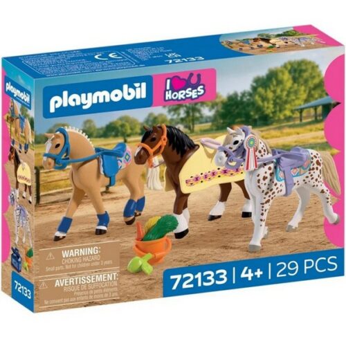 72133 Horses: Tre cavalli da collezione